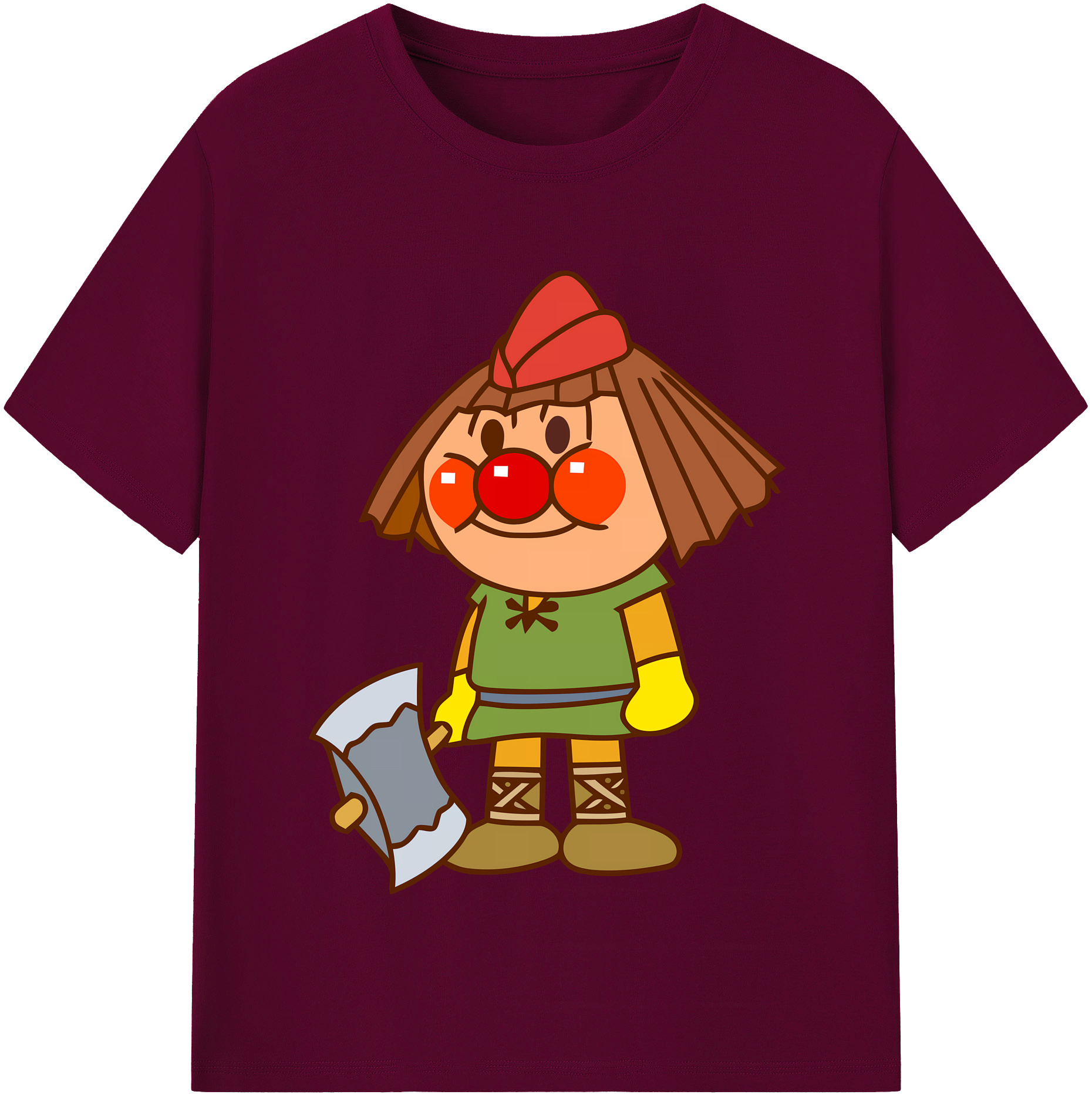 （画像用） アンパンマン Anpanman レディースカジュアルプリントTシャツ（綿100％）